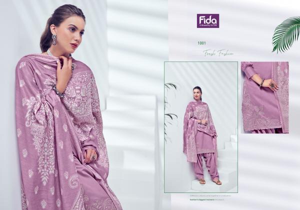 Fida Nyura Cotton Embroidered Dress Material Collection